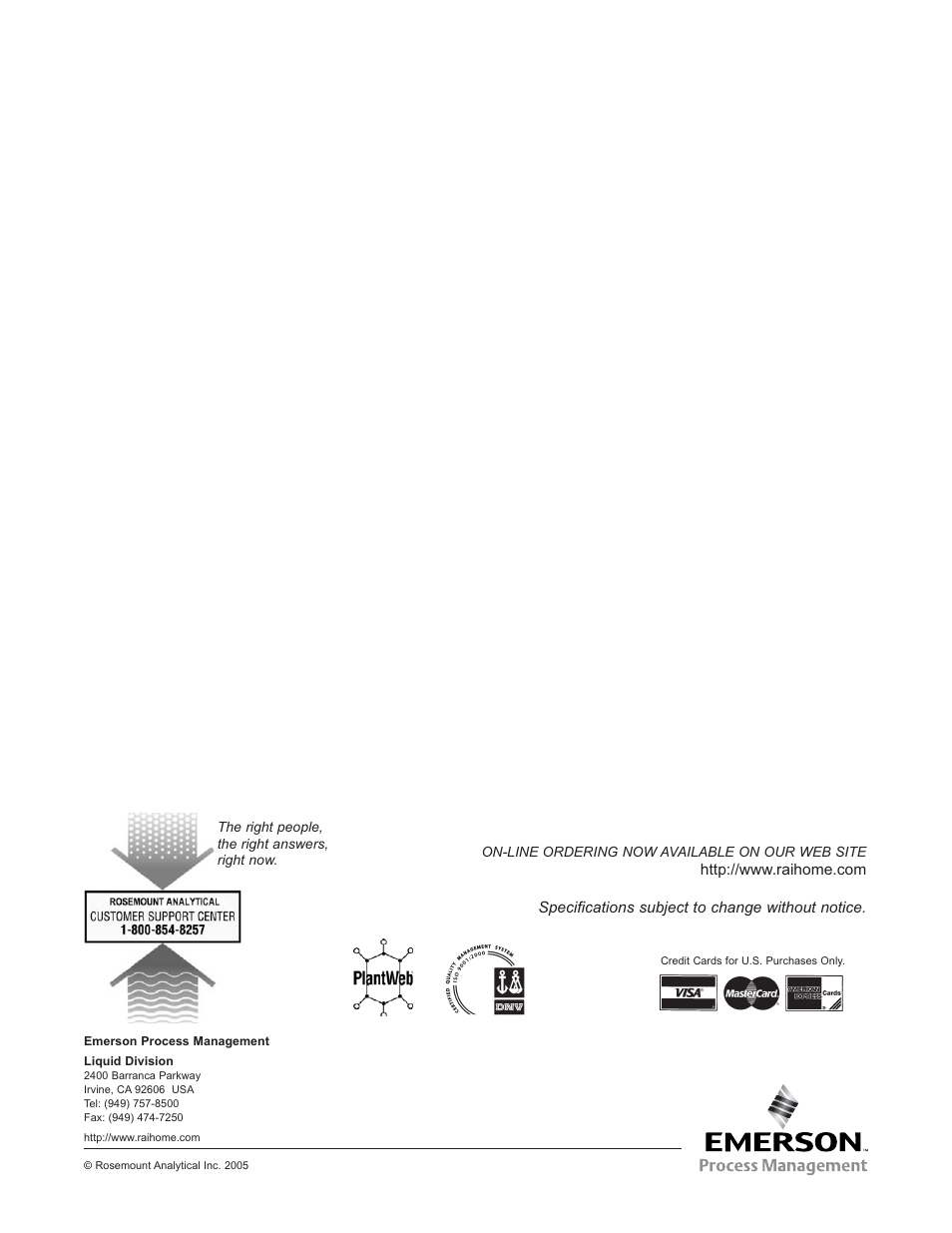 Emerson Process Management 430 DO User Manual | Page 24 / 24