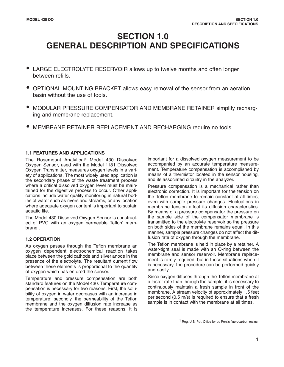 Emerson Process Management 430 DO User Manual | Page 5 / 24