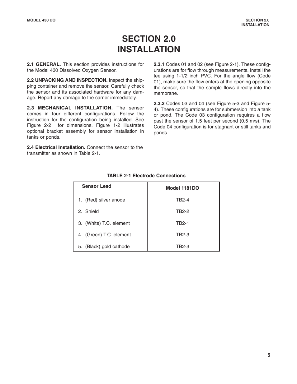 Emerson Process Management 430 DO User Manual | Page 9 / 24