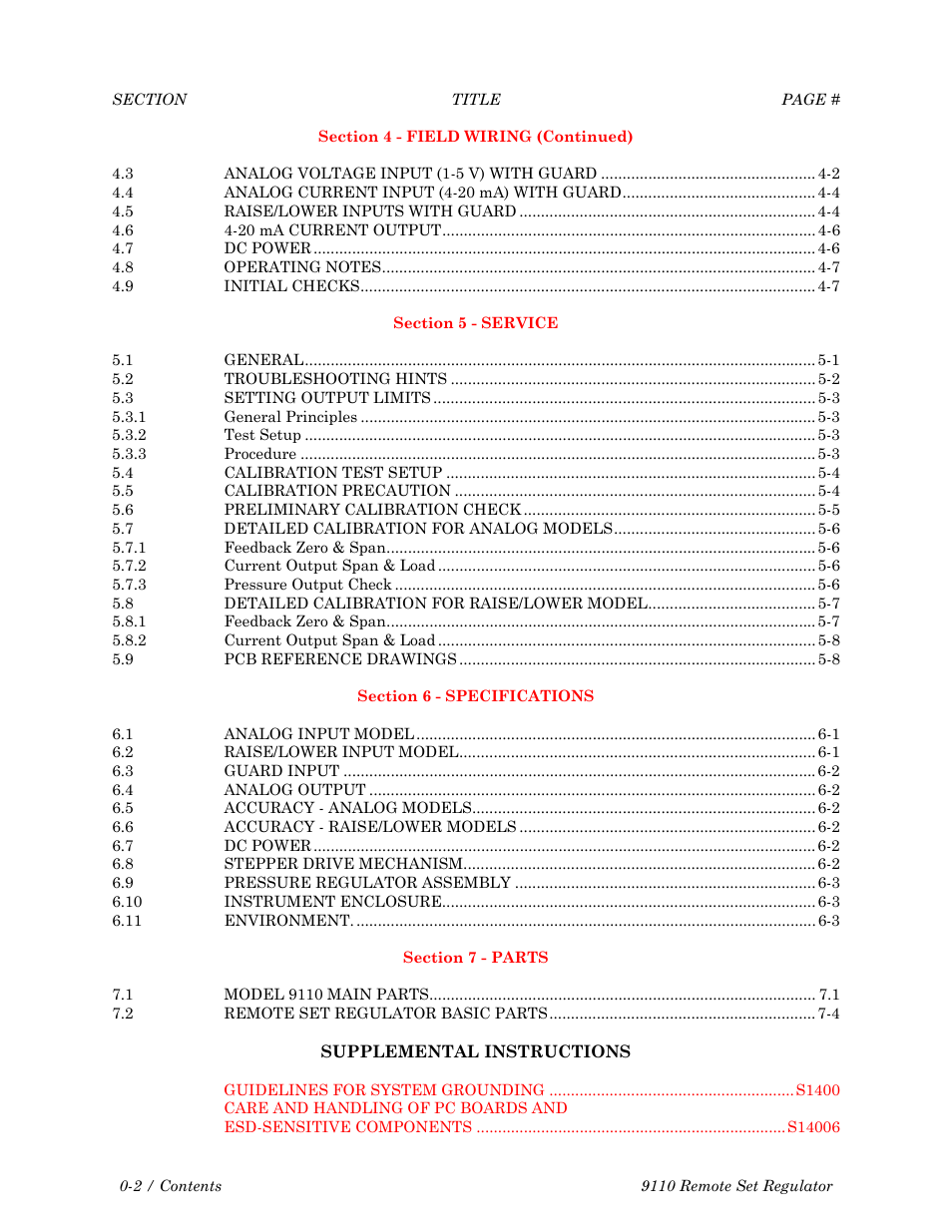 Emerson Process Management Bristol Series 9110 User Manual | Page 10 / 74