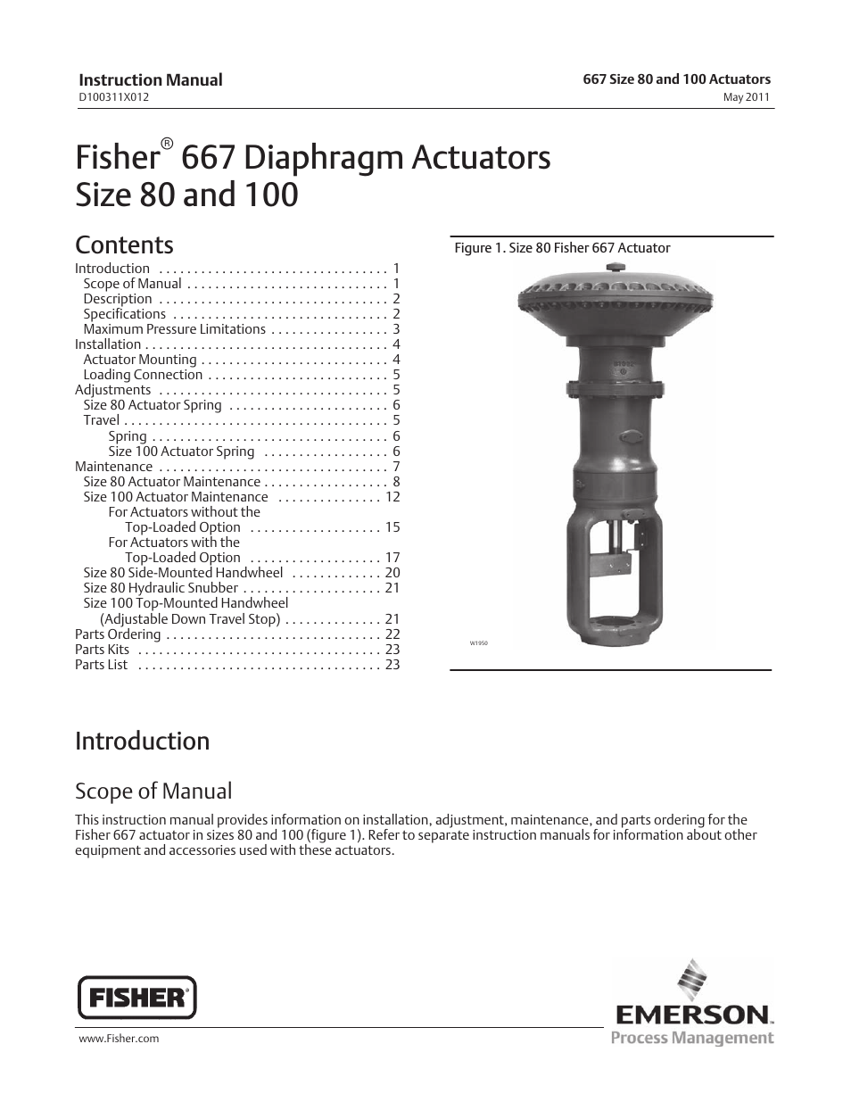 Emerson Process Management 667 User Manual | 28 pages