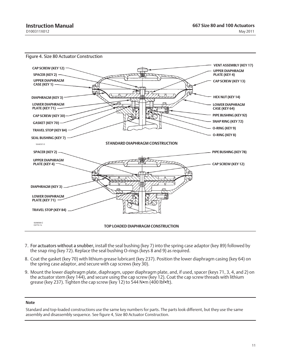 Instruction manual | Emerson Process Management 667 User Manual | Page 11 / 28