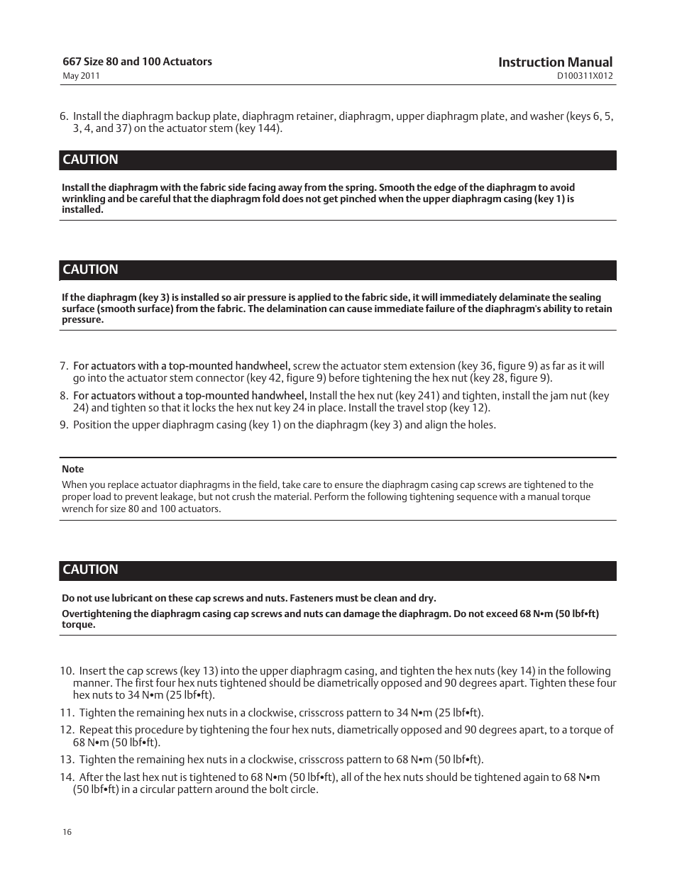 Emerson Process Management 667 User Manual | Page 16 / 28