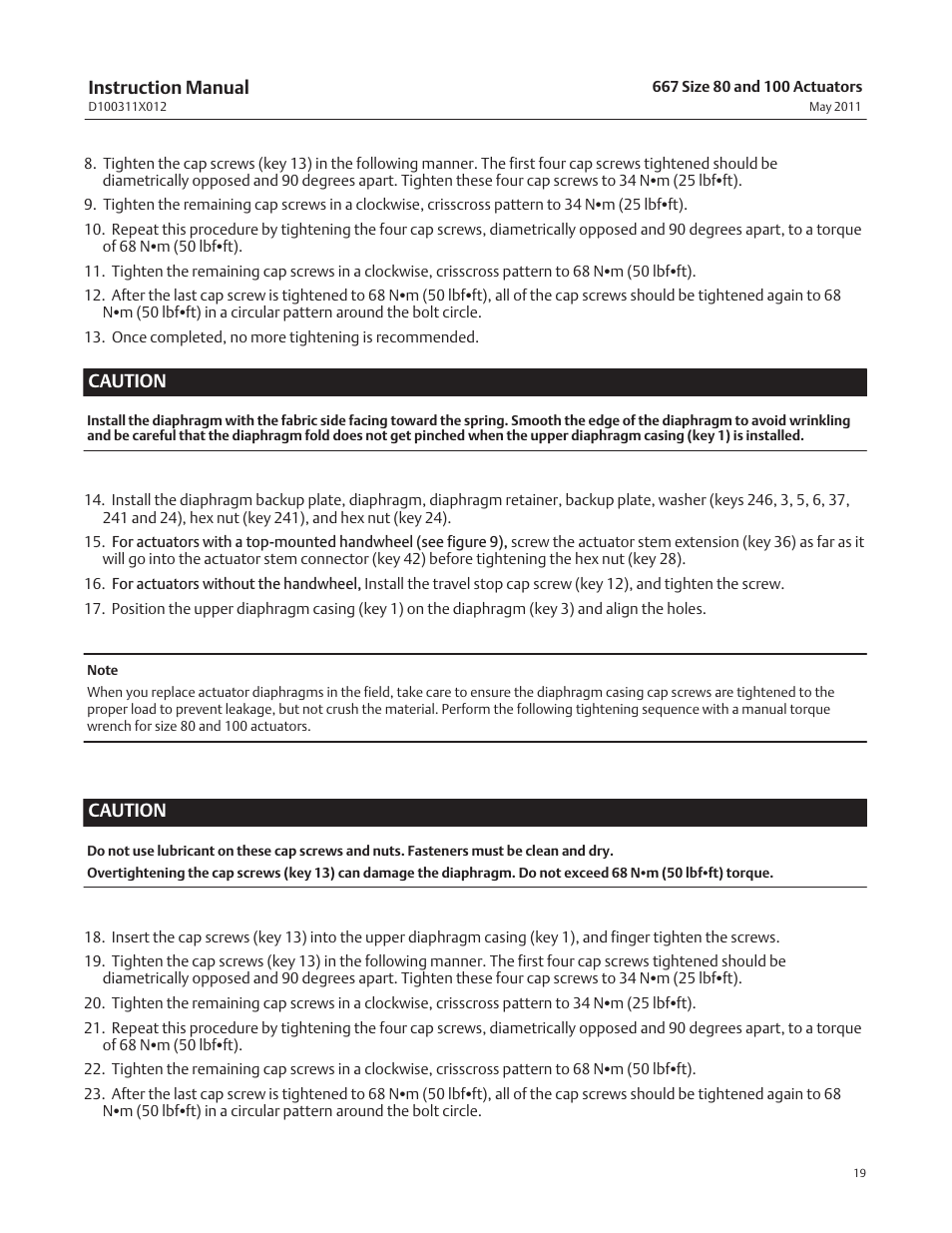 Emerson Process Management 667 User Manual | Page 19 / 28