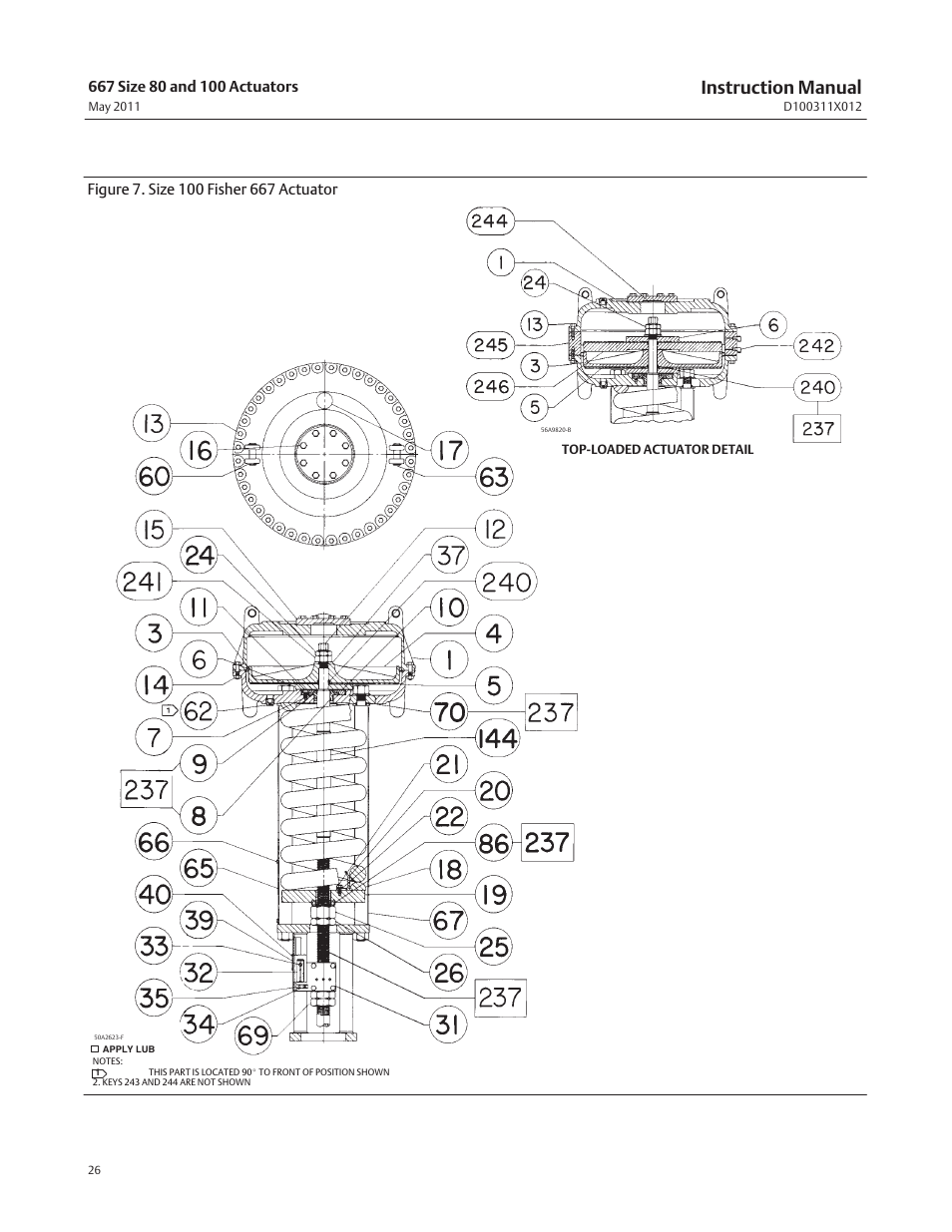 Instruction manual | Emerson Process Management 667 User Manual | Page 26 / 28