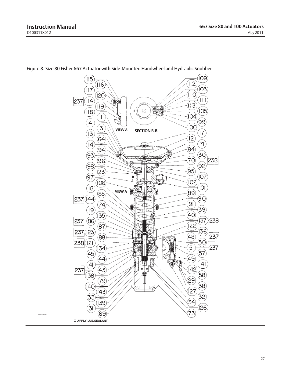 Instruction manual | Emerson Process Management 667 User Manual | Page 27 / 28