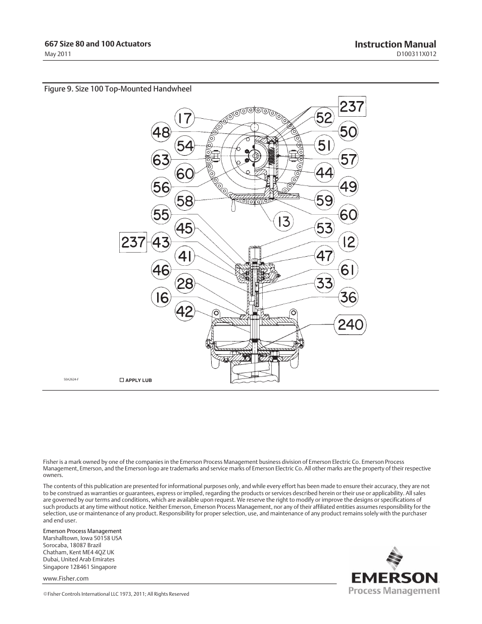 Instruction manual | Emerson Process Management 667 User Manual | Page 28 / 28