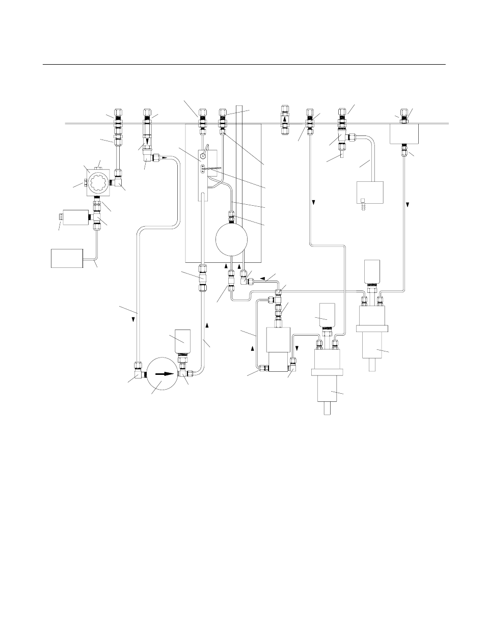 2 flow diagram, Model nga2000 hfid, Instruction manual | Figure 2-2. flow diagram | Emerson Process Management ROSEMOUNT NGA2000 HFID User Manual | Page 25 / 76