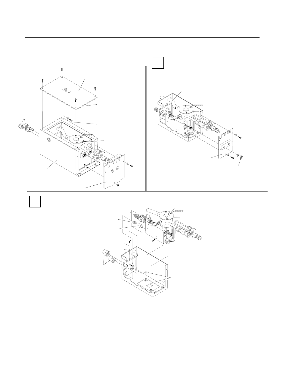 4 oven assembly, Model nga2000 hfid, Ab c | Instruction manual | Emerson Process Management ROSEMOUNT NGA2000 HFID User Manual | Page 43 / 76