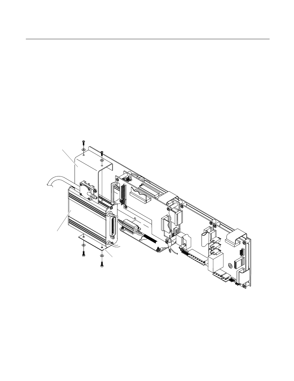Preamp assembly, 15 preamp assembly installation, Model nga2000 hfid | Emerson Process Management ROSEMOUNT NGA2000 HFID User Manual | Page 55 / 76