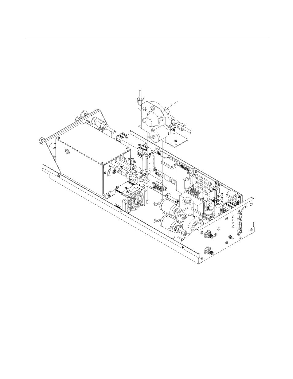 G. flow controller, 17 flow controller replacement, Model nga2000 hfid | Emerson Process Management ROSEMOUNT NGA2000 HFID User Manual | Page 57 / 76