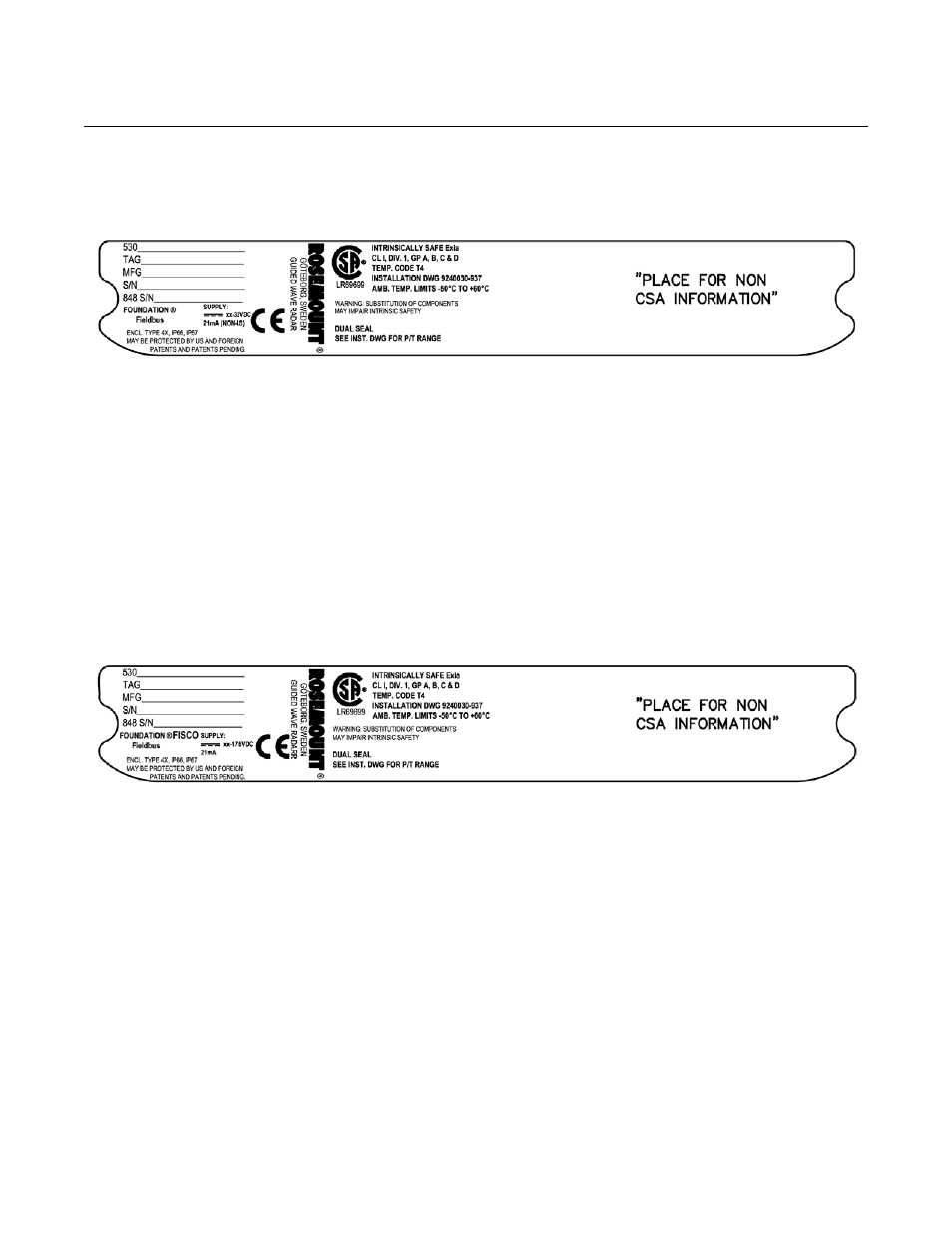 Rosemount 5300 series | Emerson Process Management ROSEMOUNT 5300 User Manual | Page 237 / 324