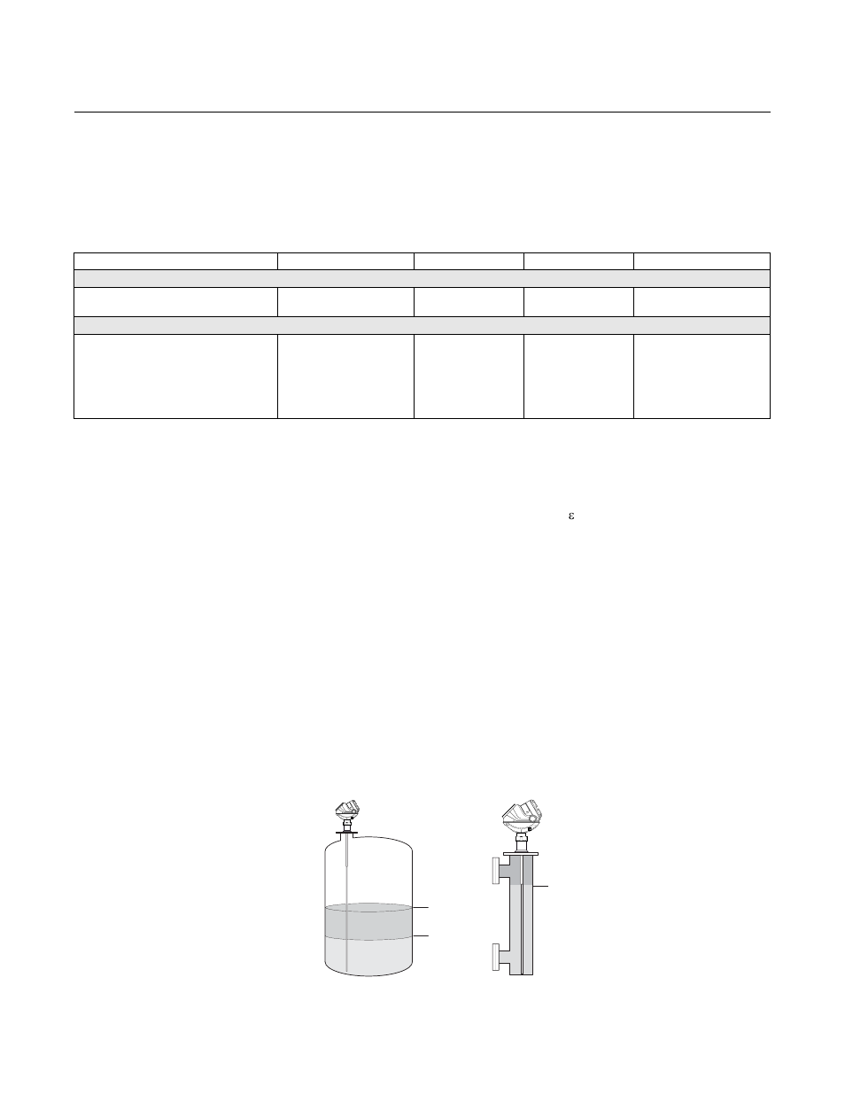 Measuring range -12 interface -12, Rosemount 5300 series, Reference manual | Measuring range, Interface | Emerson Process Management ROSEMOUNT 5300 User Manual | Page 26 / 324