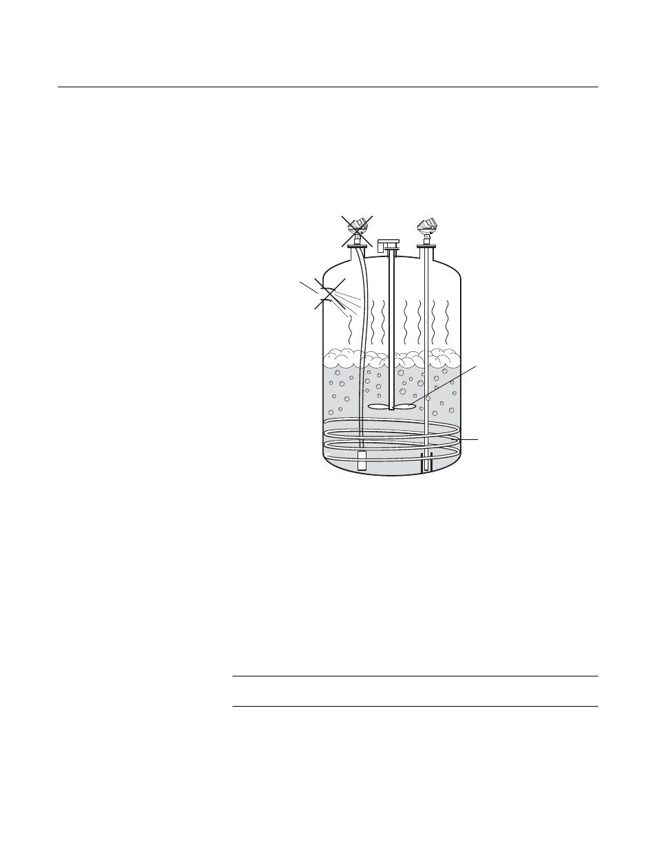 Recommended mounting position for liquids -12, Rosemount 5300 series | Emerson Process Management ROSEMOUNT 5300 User Manual | Page 42 / 324