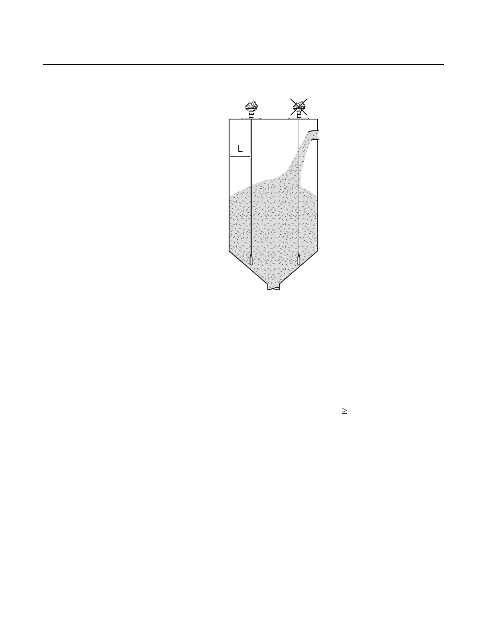 Recommended mounting for solids -13, Rosemount 5300 series | Emerson Process Management ROSEMOUNT 5300 User Manual | Page 43 / 324