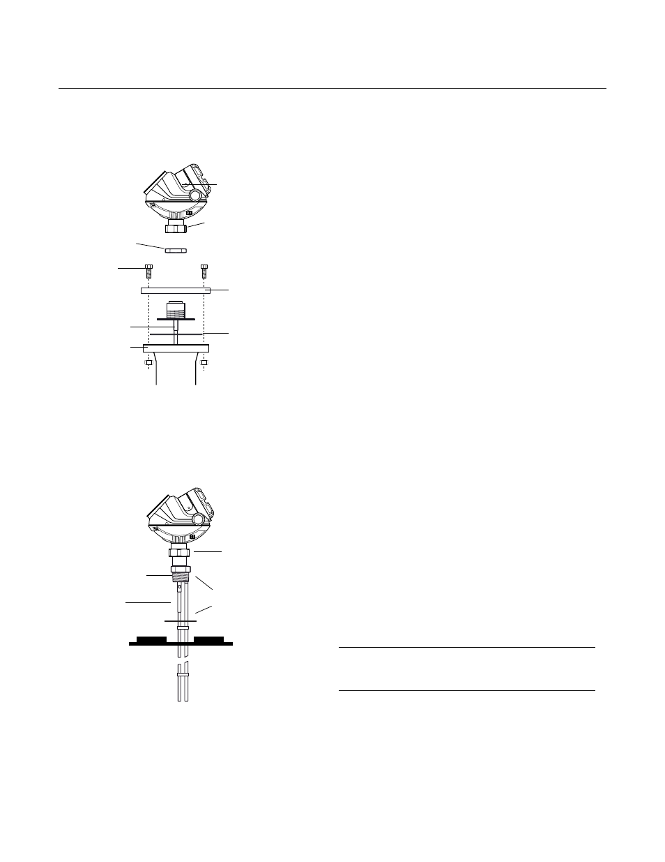 Threaded connection -16, Rosemount 5300 series, Reference manual | Threaded connection | Emerson Process Management ROSEMOUNT 5300 User Manual | Page 46 / 324