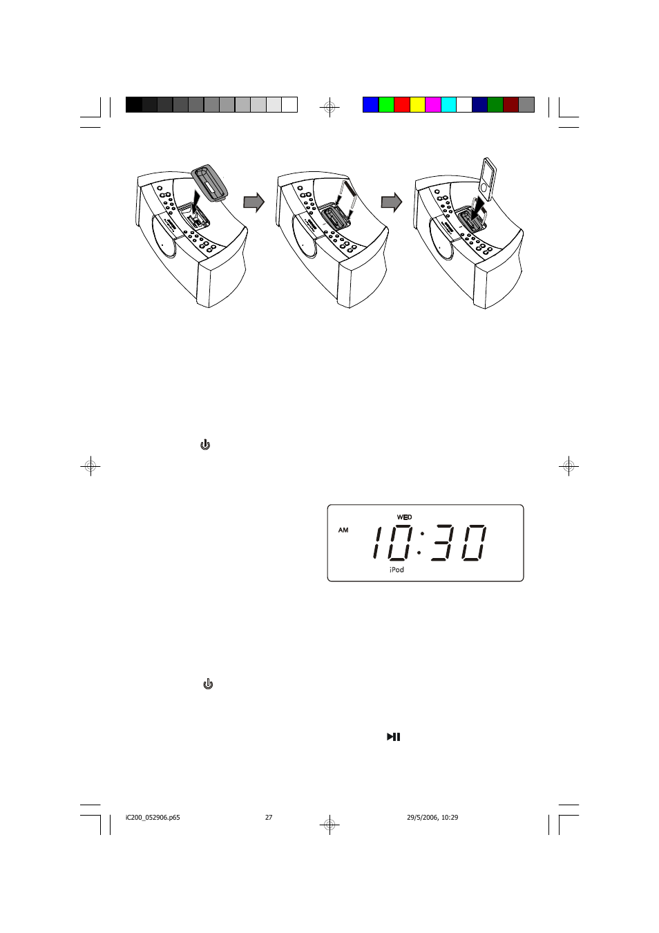 Play/pause | Emerson Process Management ITONE IC200 User Manual | Page 28 / 47