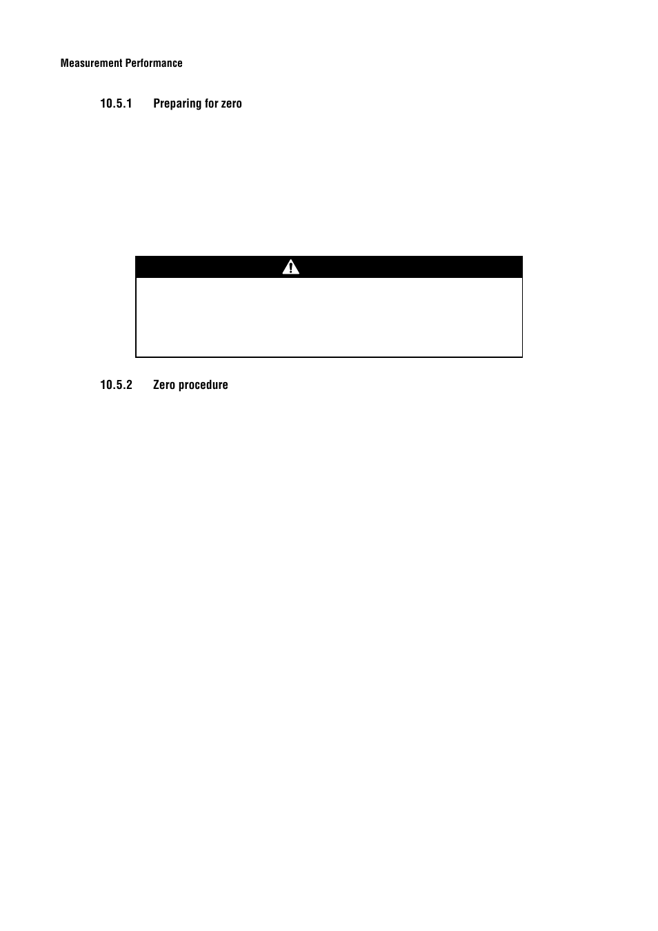 1 preparing for zero, 2 zero procedure, Preparing for zero | Zero procedure, Caution | Emerson Process Management MICRO MOTION 2400S User Manual | Page 108 / 188