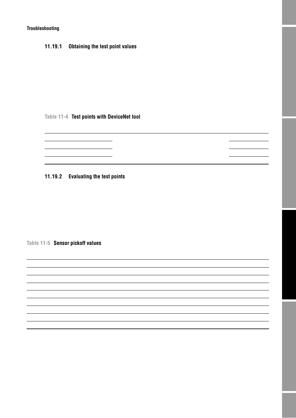 1 obtaining the test point values, 2 evaluating the test points, Obtaining the test point values | Evaluating the test points | Emerson Process Management MICRO MOTION 2400S User Manual | Page 131 / 188
