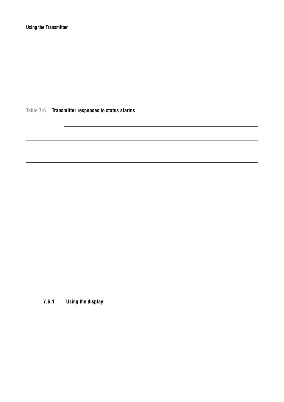 1 using the display, Using the display | Emerson Process Management MICRO MOTION 2400S User Manual | Page 52 / 188