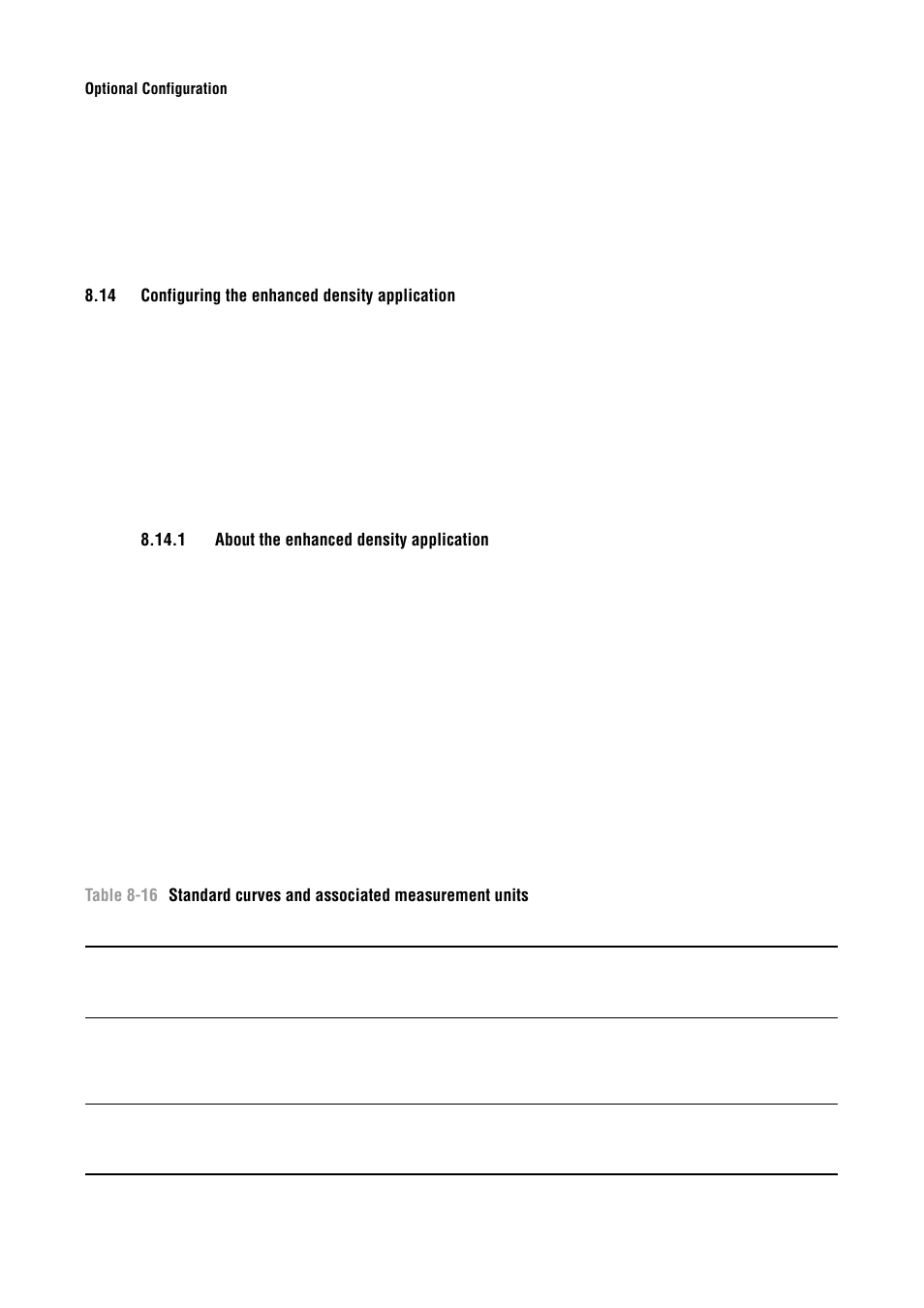 14 configuring the enhanced density application, 1 about the enhanced density application, About the enhanced density application | Section 8.14 | Emerson Process Management MICRO MOTION 2400S User Manual | Page 86 / 188