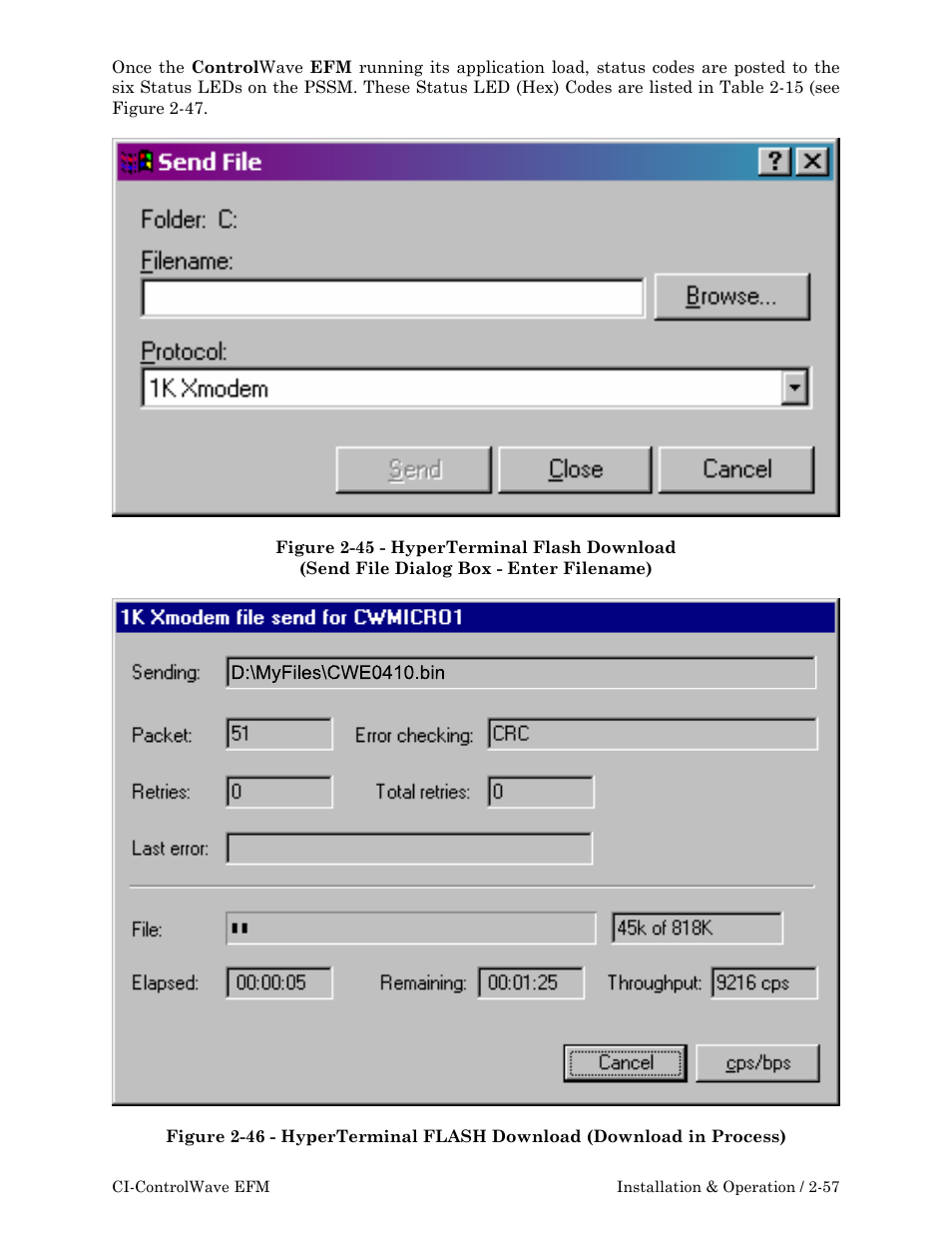 Emerson Process Management ControlWave EFM 3808 User Manual | Page 109 / 306