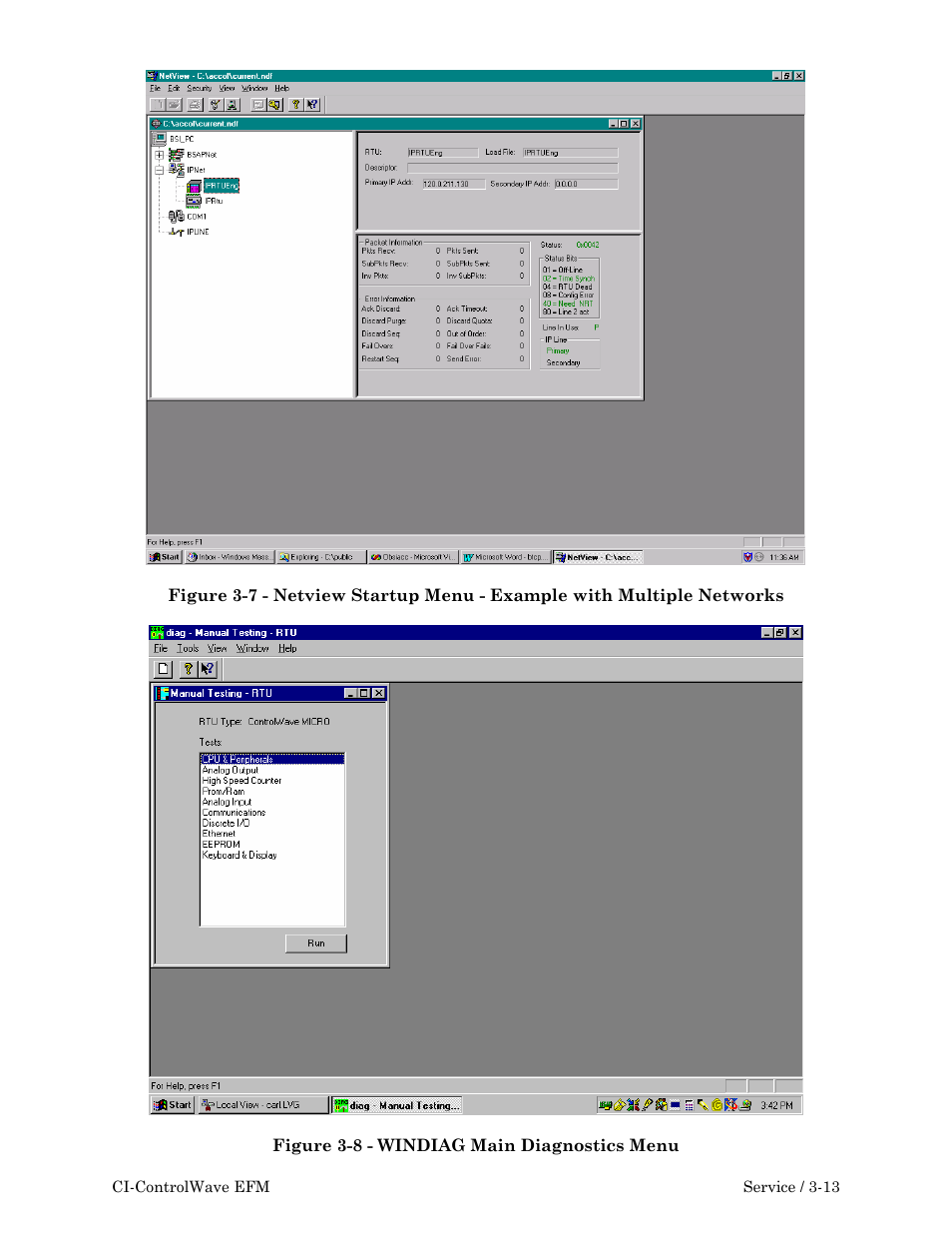 Emerson Process Management ControlWave EFM 3808 User Manual | Page 129 / 306