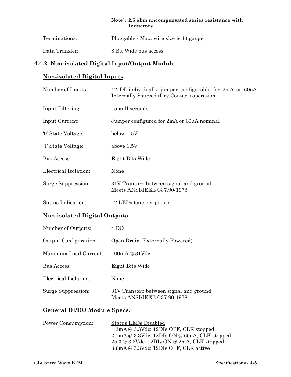 Emerson Process Management ControlWave EFM 3808 User Manual | Page 137 / 306