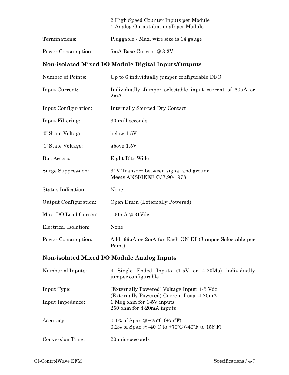 Emerson Process Management ControlWave EFM 3808 User Manual | Page 139 / 306