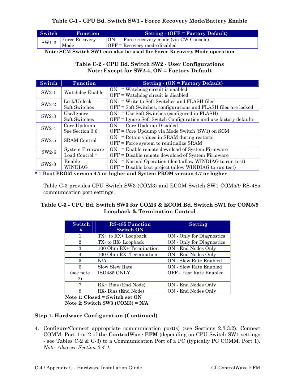 Emerson Process Management ControlWave EFM 3808 User Manual | Page 152 / 306