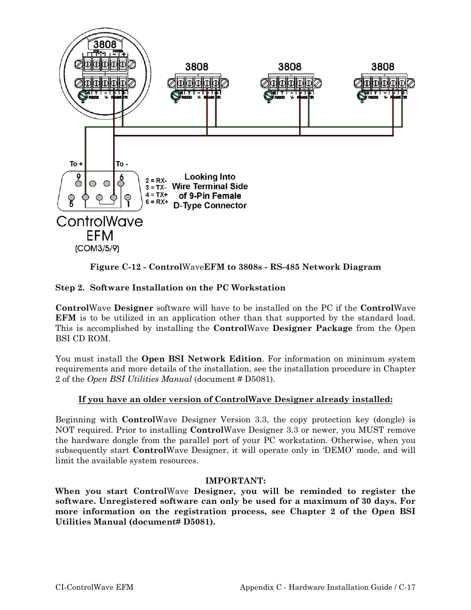 Emerson Process Management ControlWave EFM 3808 User Manual | Page 165 / 306