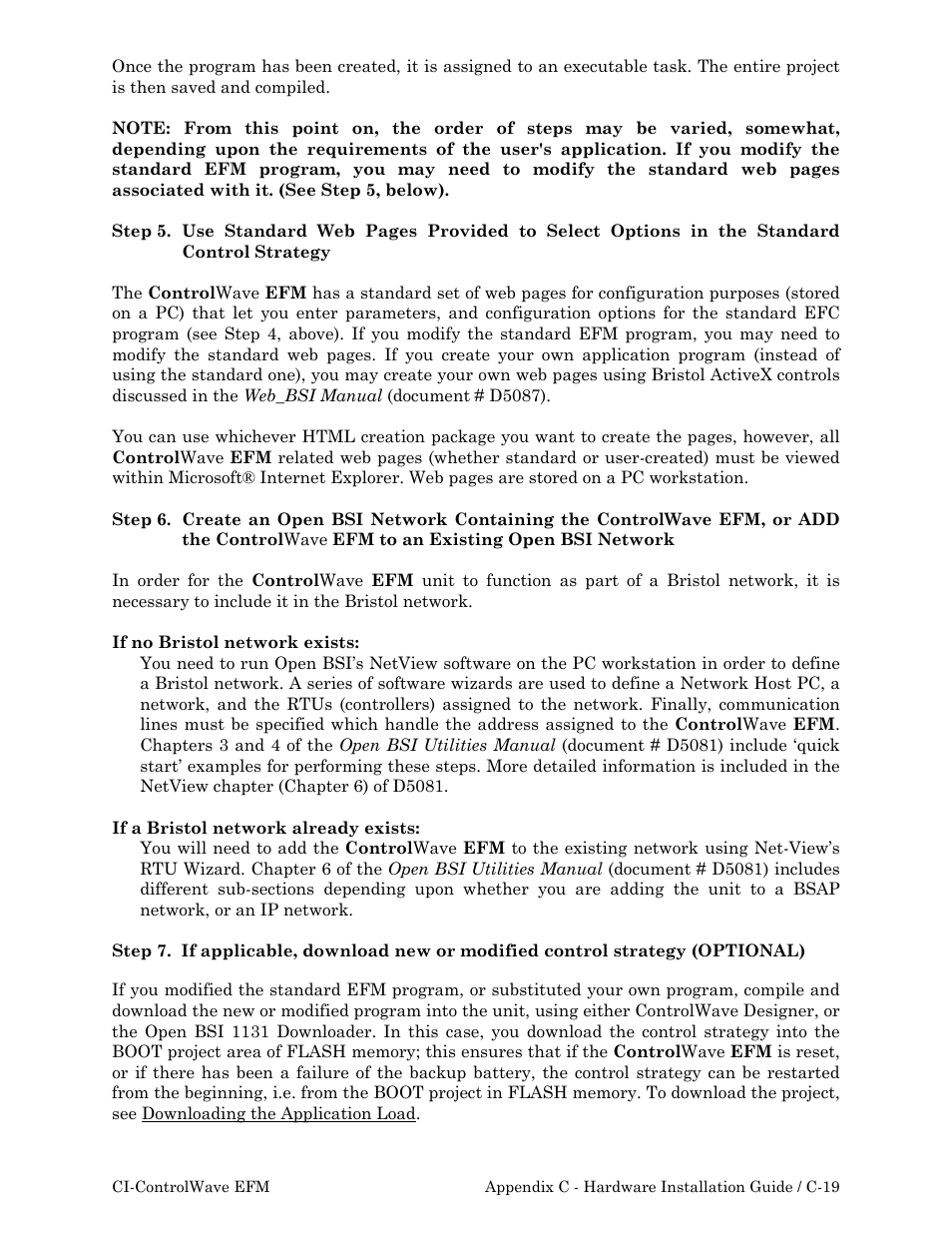 Emerson Process Management ControlWave EFM 3808 User Manual | Page 167 / 306