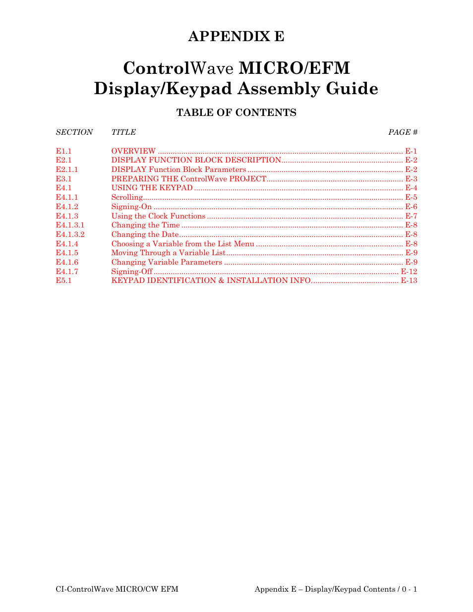 Emerson Process Management ControlWave EFM 3808 User Manual | Page 182 / 306