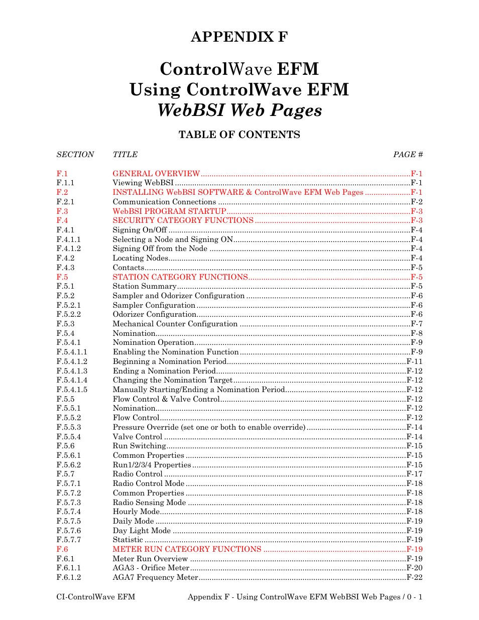 Emerson Process Management ControlWave EFM 3808 User Manual | Page 199 / 306