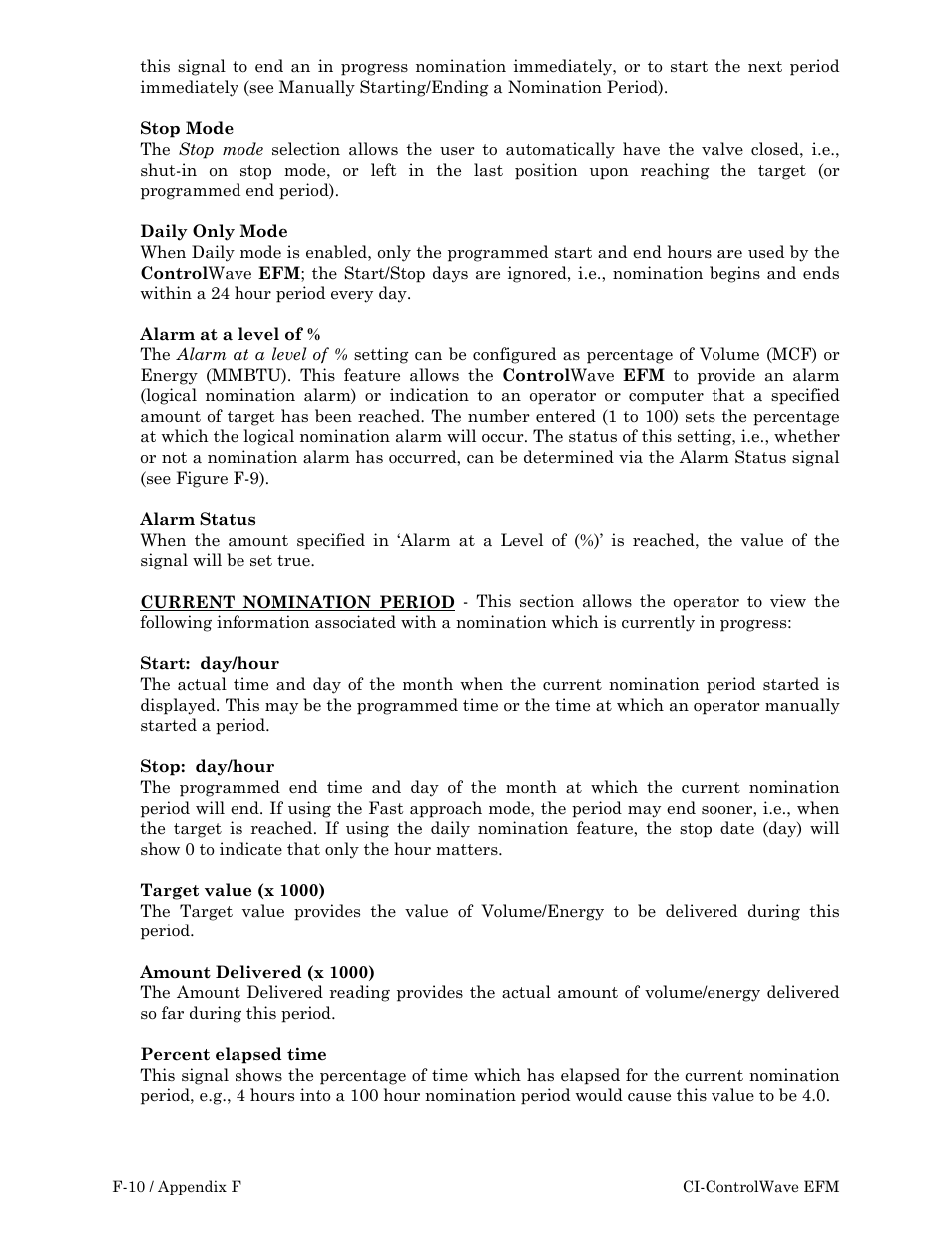 Emerson Process Management ControlWave EFM 3808 User Manual | Page 210 / 306