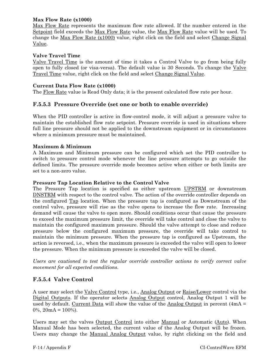 Emerson Process Management ControlWave EFM 3808 User Manual | Page 214 / 306