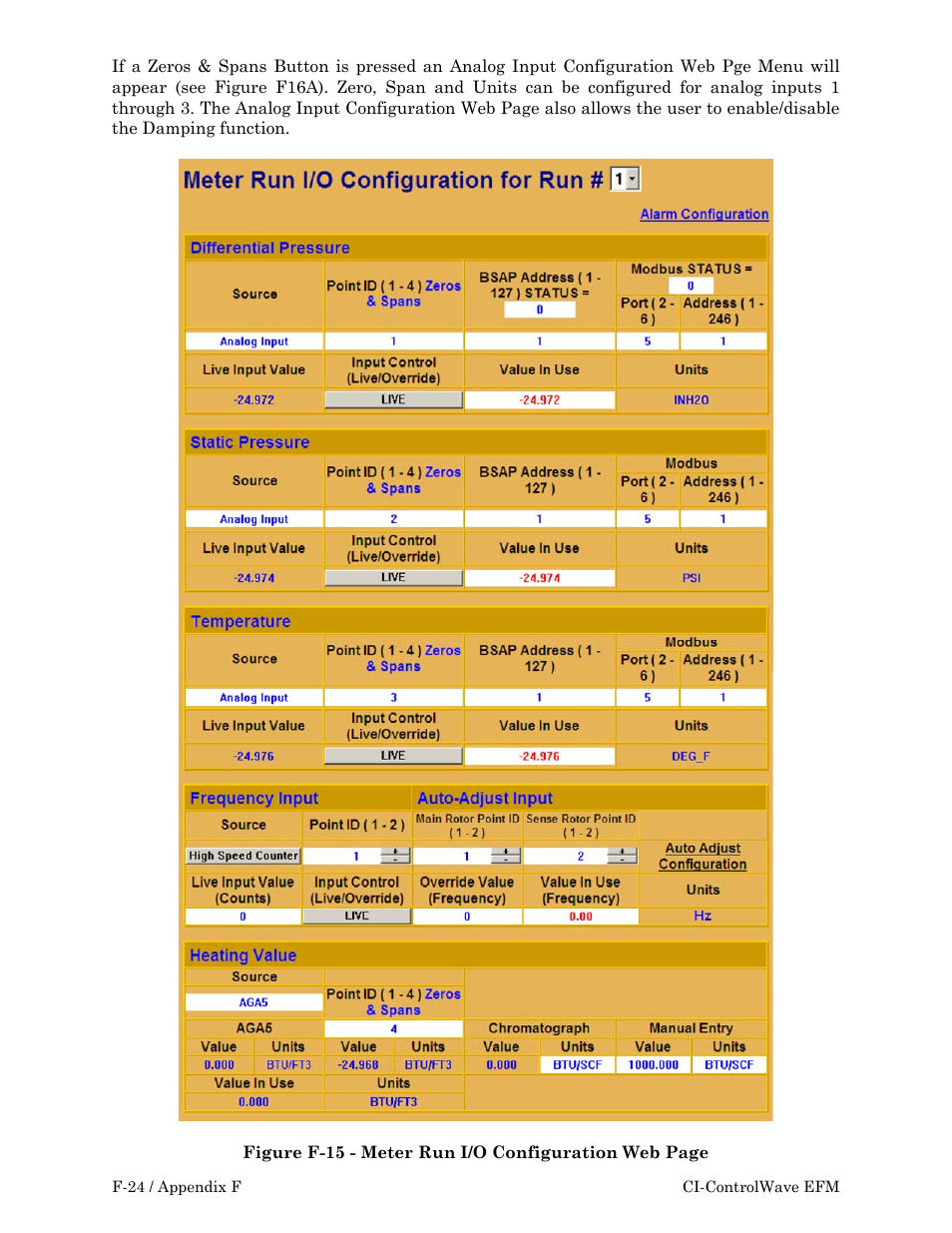 Emerson Process Management ControlWave EFM 3808 User Manual | Page 224 / 306