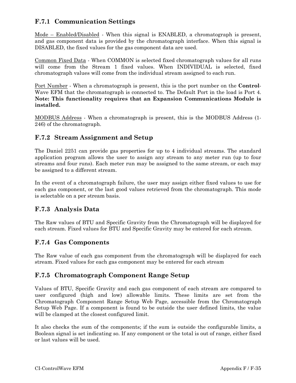 Emerson Process Management ControlWave EFM 3808 User Manual | Page 235 / 306