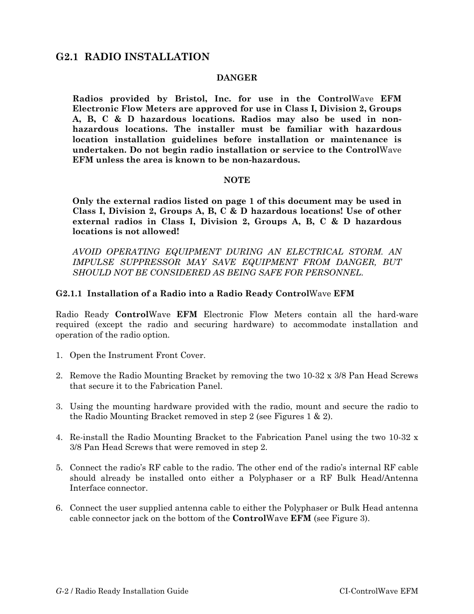 Emerson Process Management ControlWave EFM 3808 User Manual | Page 246 / 306