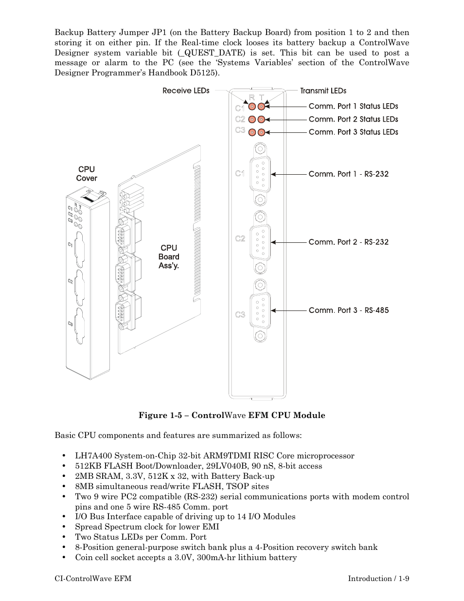 Emerson Process Management ControlWave EFM 3808 User Manual | Page 25 / 306