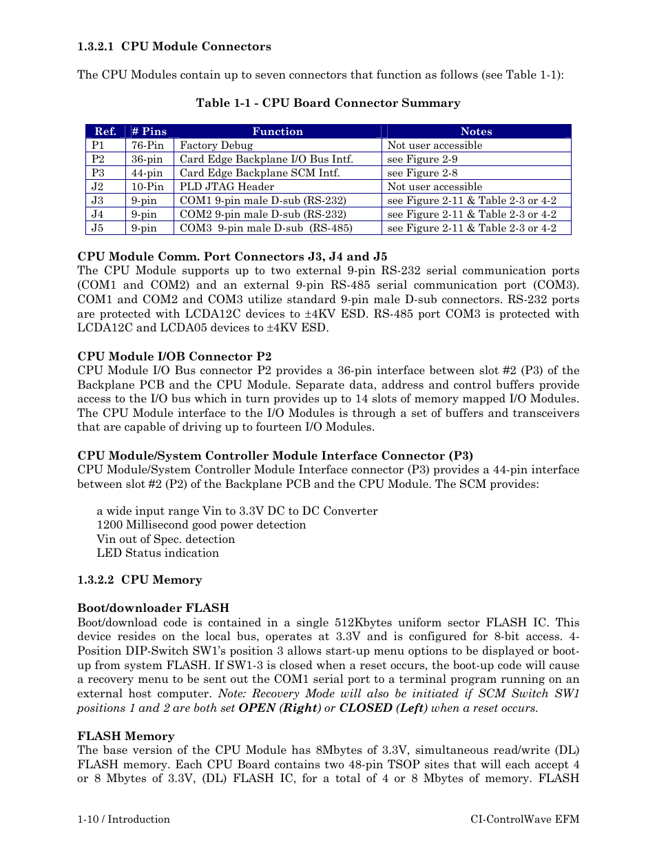 Emerson Process Management ControlWave EFM 3808 User Manual | Page 26 / 306