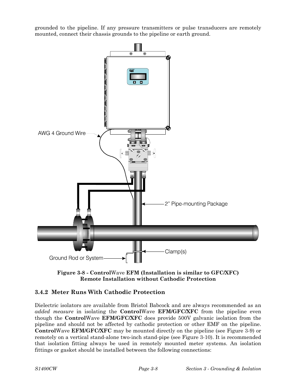 Emerson Process Management ControlWave EFM 3808 User Manual | Page 276 / 306