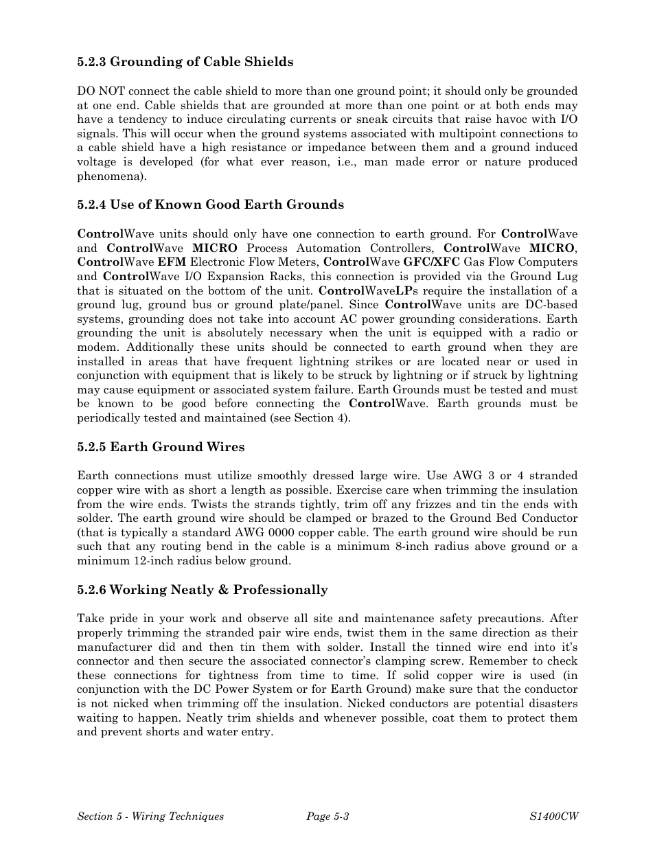 Emerson Process Management ControlWave EFM 3808 User Manual | Page 287 / 306