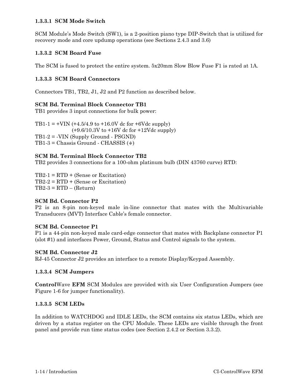 Emerson Process Management ControlWave EFM 3808 User Manual | Page 30 / 306