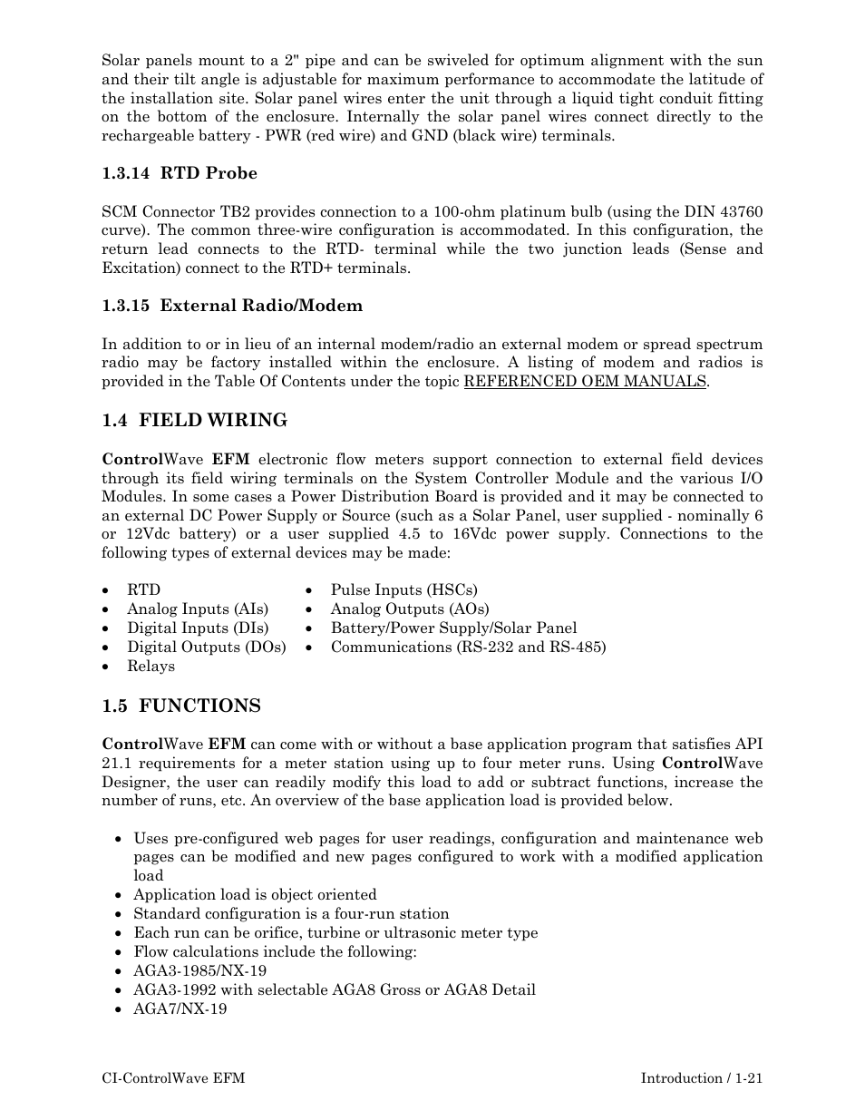 Emerson Process Management ControlWave EFM 3808 User Manual | Page 37 / 306