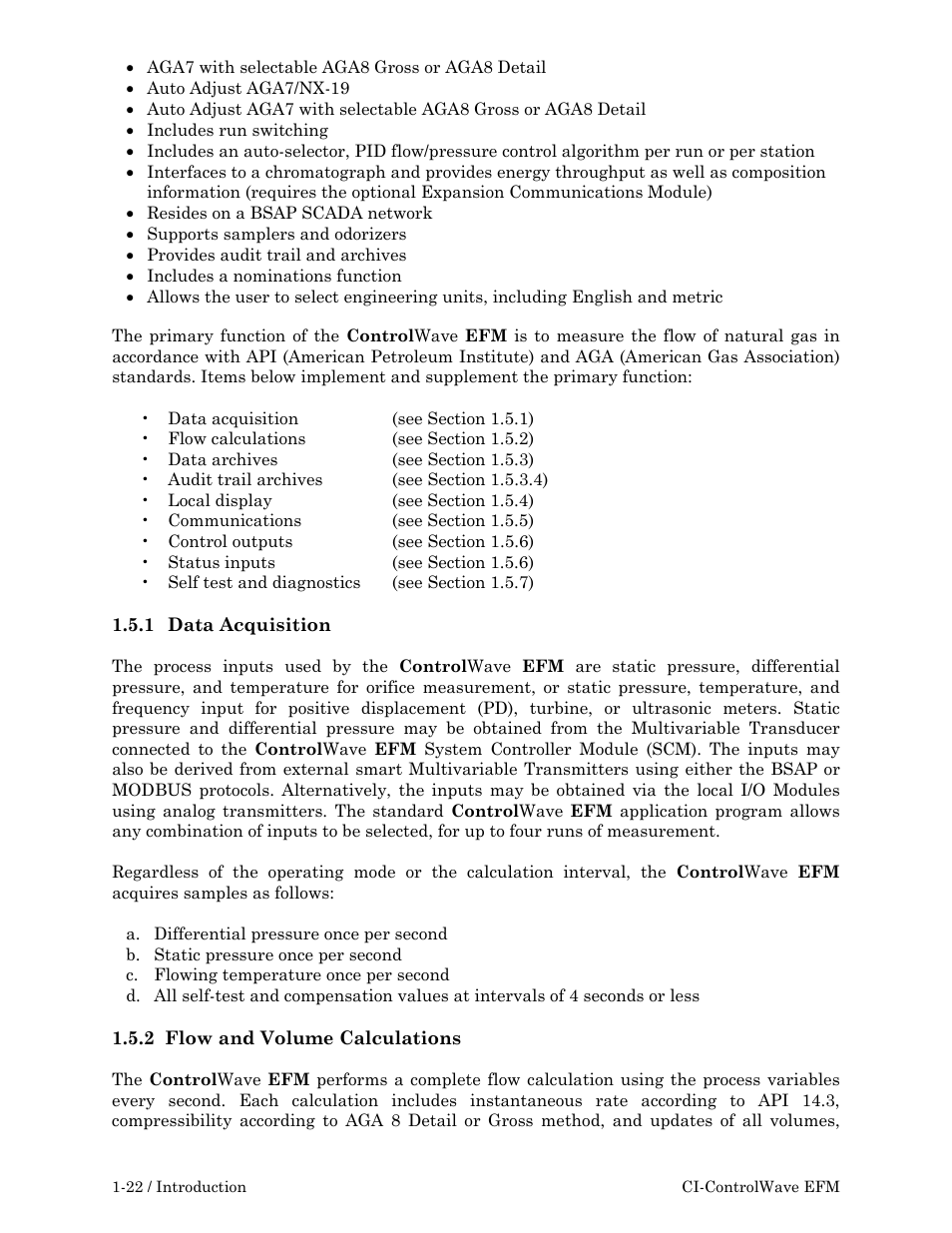 Emerson Process Management ControlWave EFM 3808 User Manual | Page 38 / 306