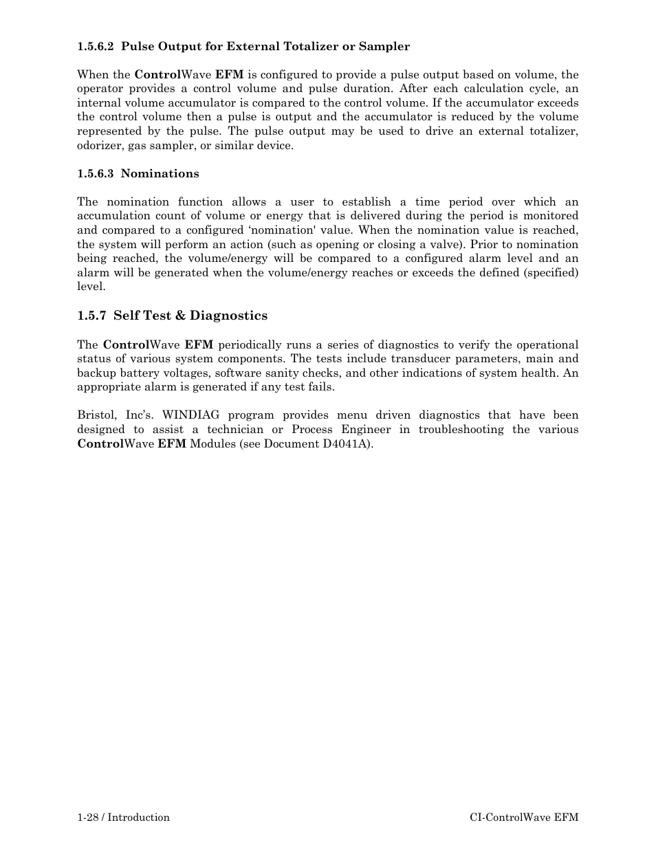 Emerson Process Management ControlWave EFM 3808 User Manual | Page 44 / 306