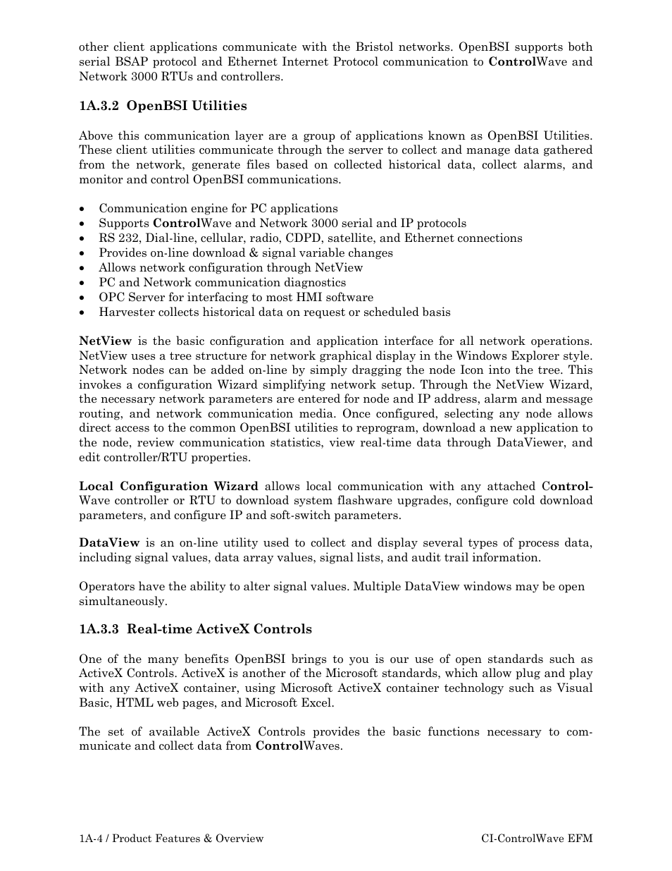 Emerson Process Management ControlWave EFM 3808 User Manual | Page 48 / 306