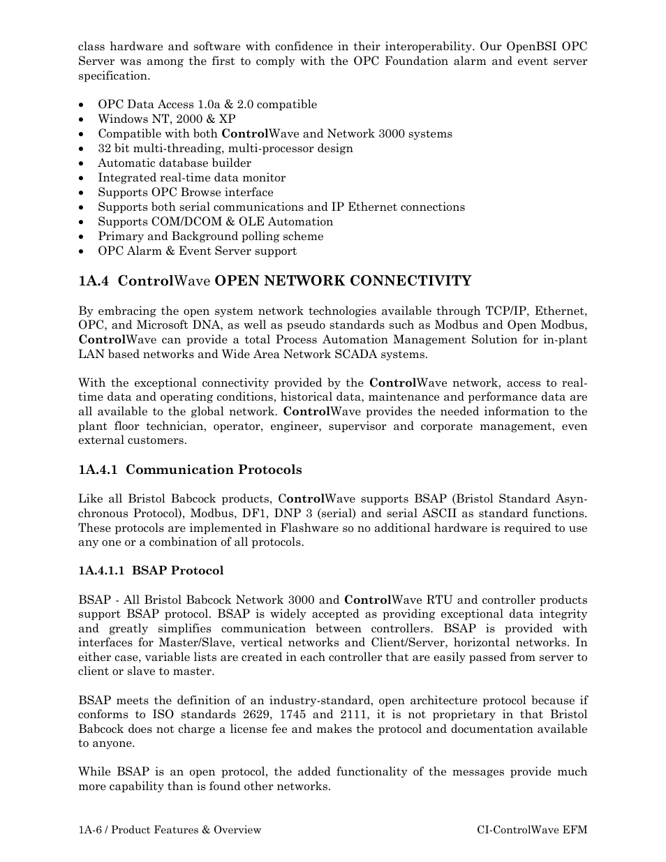 Emerson Process Management ControlWave EFM 3808 User Manual | Page 50 / 306