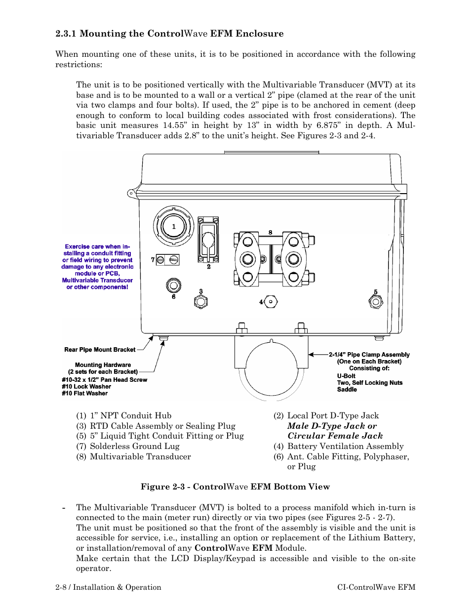 Emerson Process Management ControlWave EFM 3808 User Manual | Page 60 / 306